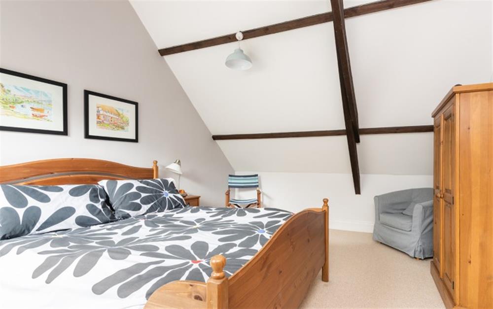 First floor double bedroom at 1 North Upton Barns in Bantham