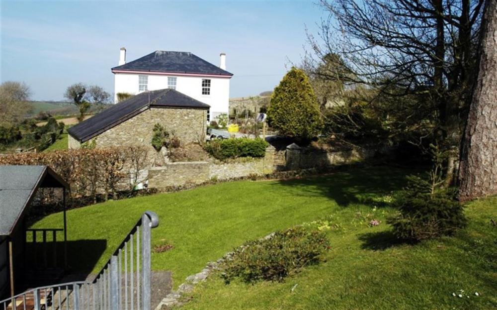 There's plenty of space for the family to relax outside at 1 North Upton Barns in Bantham
