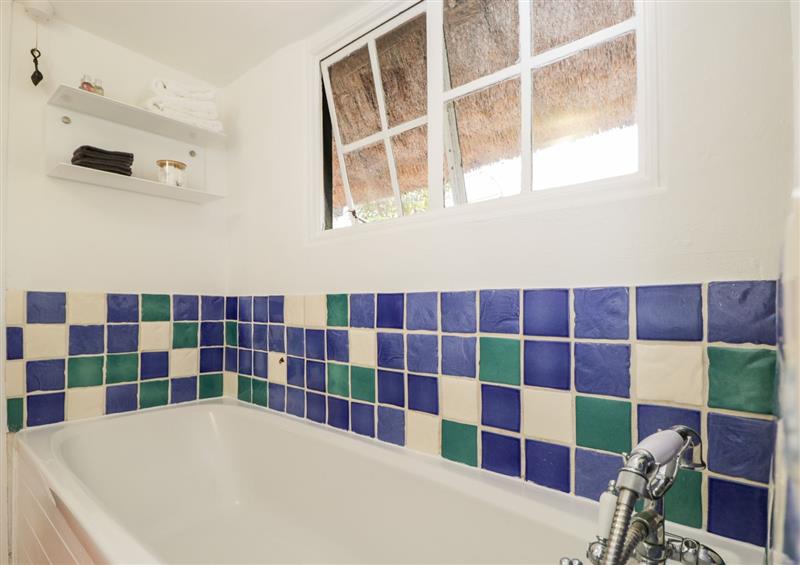 This is the bathroom at 1 Peacock Cottage, Winterbourne Dauntsey near Salisbury