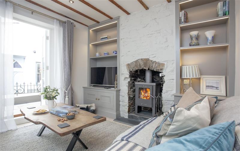 Relax in the living area at 1 Quayside, Devon