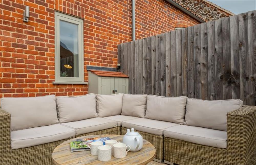 Comfortable seating at 1 Railway Cottages, Holt