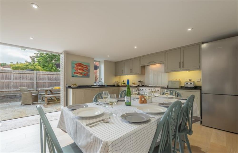 Ground floor: Dining area at 1 Railway Cottages, Holt