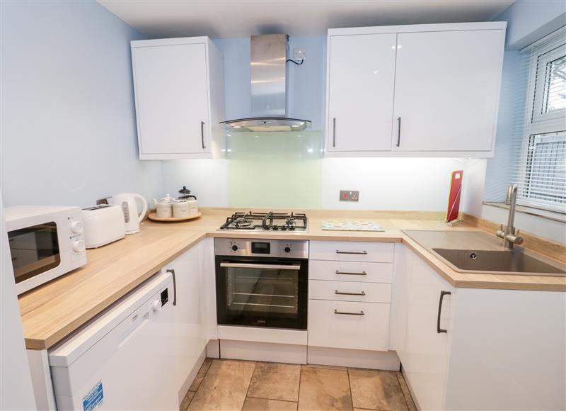 The kitchen at 1 River View Terrace, Llandudno Junction