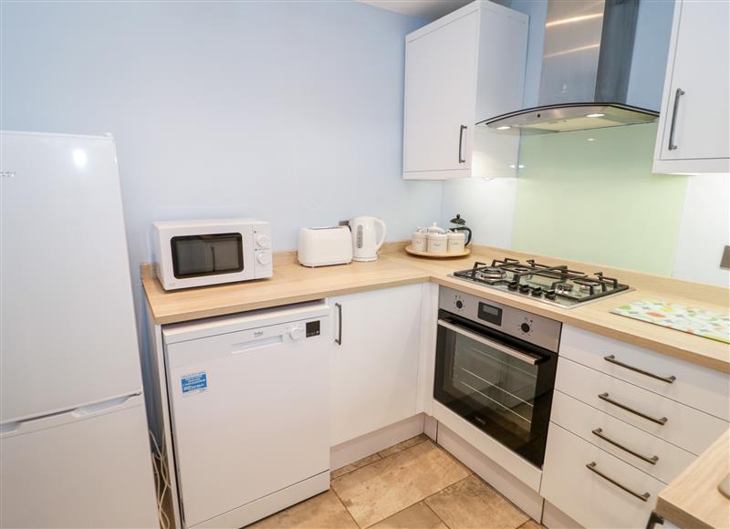 This is the kitchen at 1 River View Terrace, Llandudno Junction