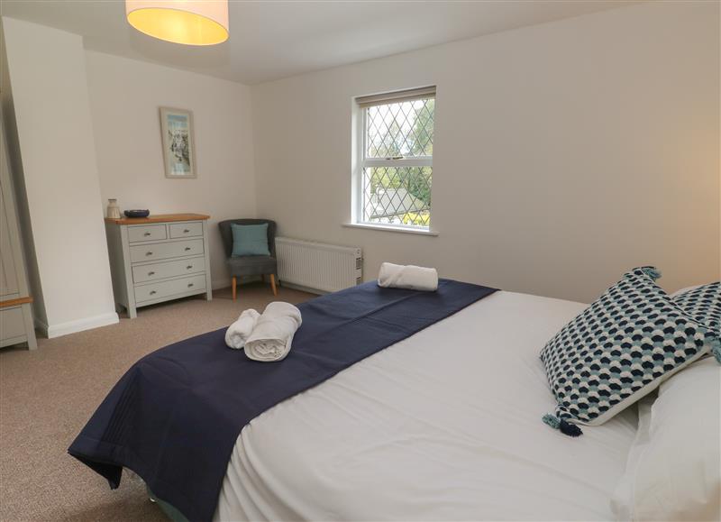 One of the bedrooms at 1 Riverside Cottage, Cusgarne near Perranarworthal