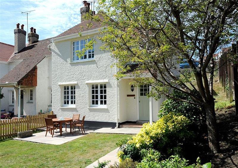 The setting of 1 Riverside Cottages at 1 Riverside Cottages, Lyme Regis