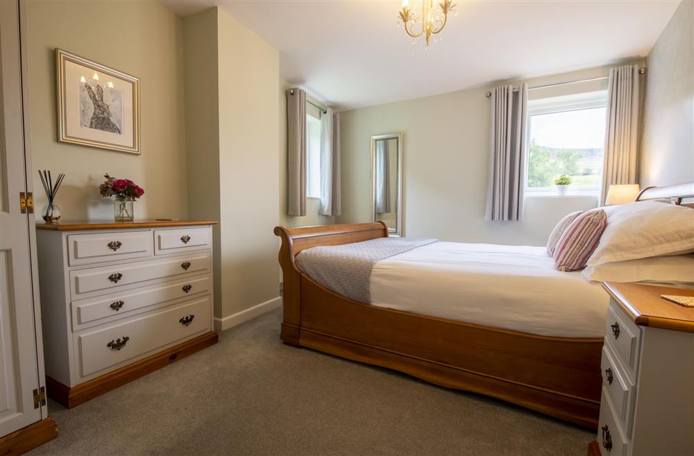 Stunning views from each window in the Master bedroom at 1 Riverside Cottages, Skipton, North Yorkshire