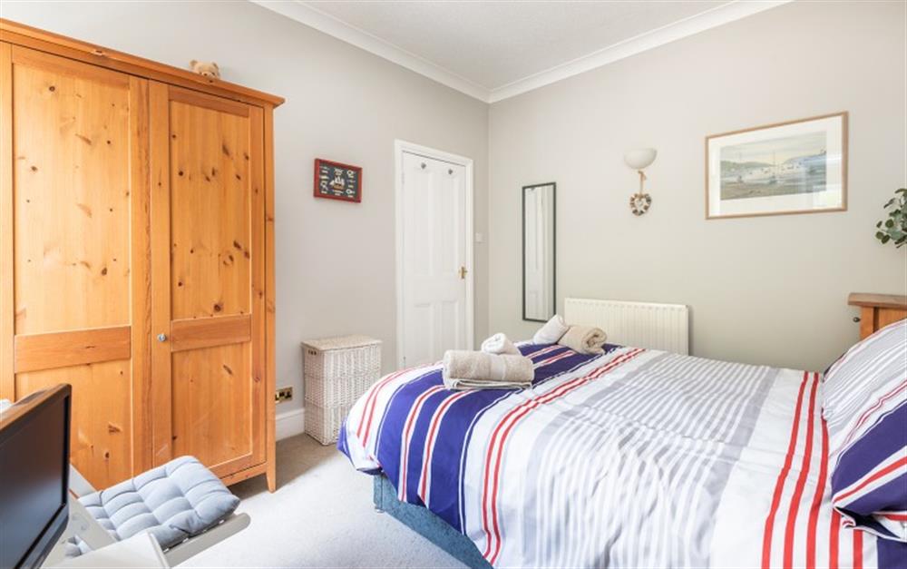 This is a bedroom at 1 Roborough Court in Salcombe