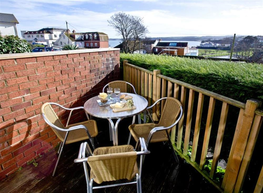 Sitting-out-area at 1 Roundham Heights in Paignton, South Devon
