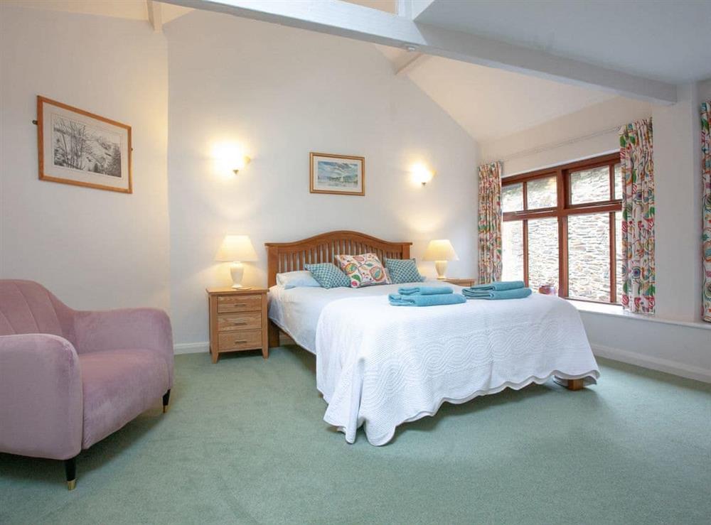 Master bedroom (photo 3) at 1 Salle Cottage in Bow Creek, Nr Totnes, South Devon., Great Britain
