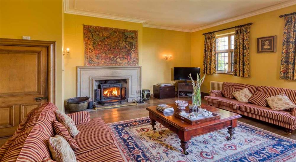 The sitting room at 1 Strode House in Yeovil, Somerset