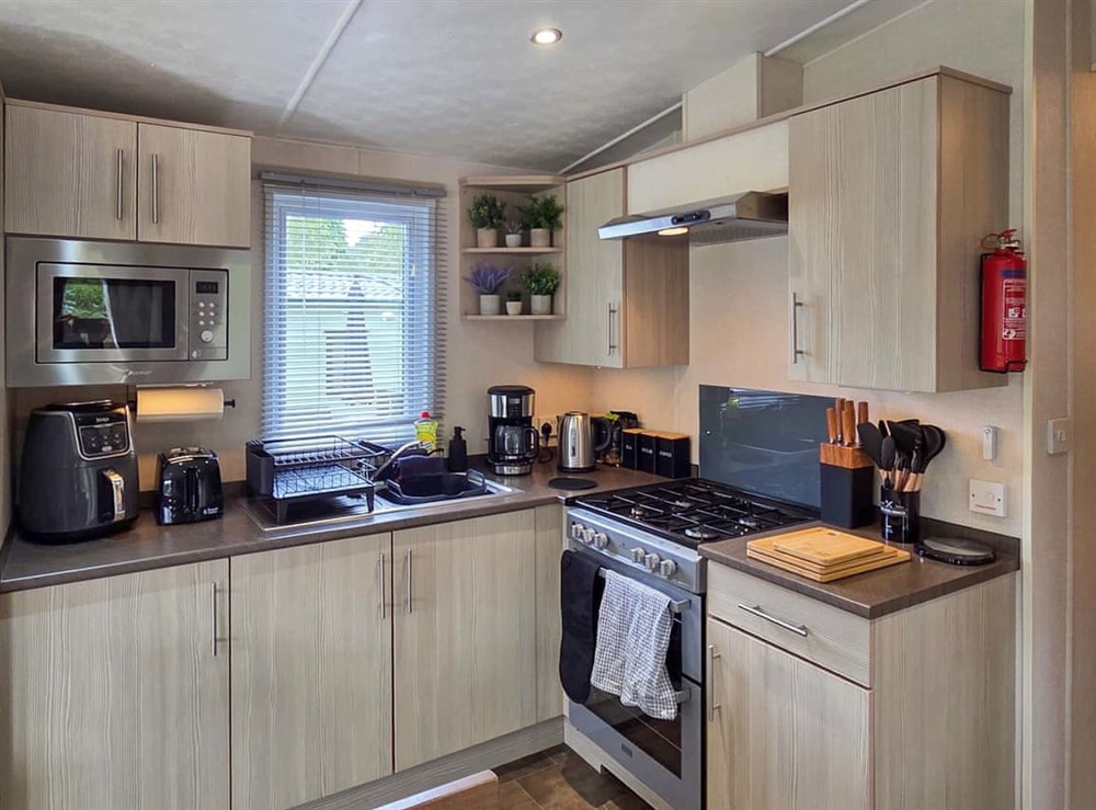 Kitchen at 1 Sunview Gardens in Birnam, Perthshire