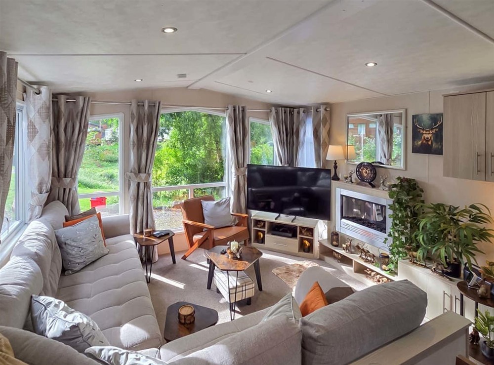 Living area at 1 Sunview Gardens in Birnam, Perthshire