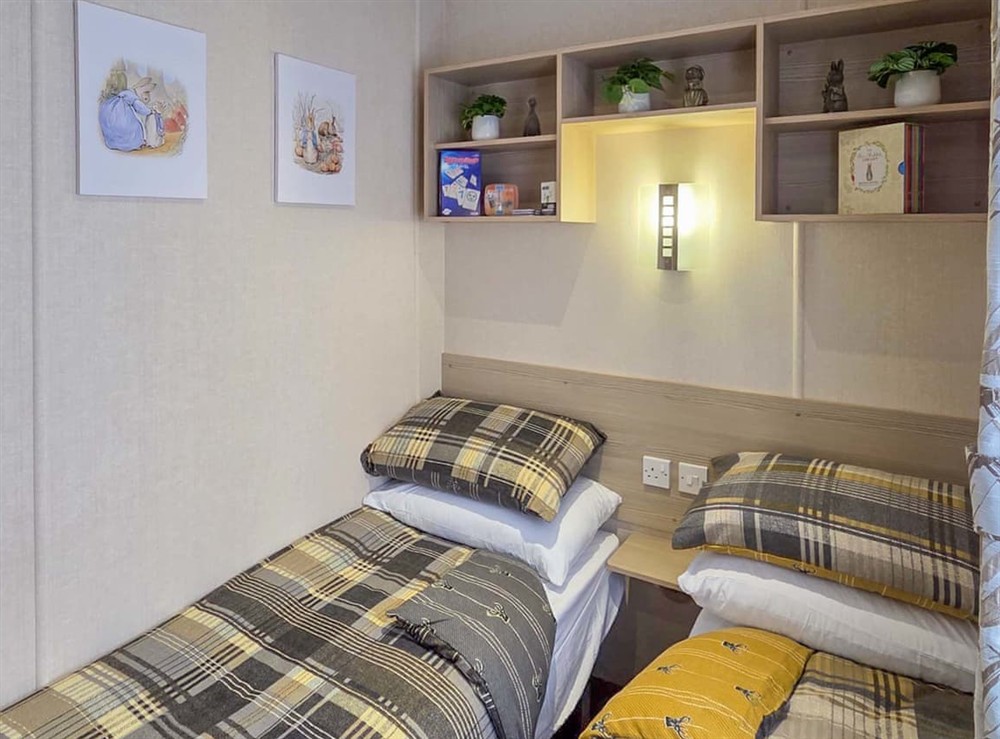 Twin bedroom at 1 Sunview Gardens in Birnam, Perthshire