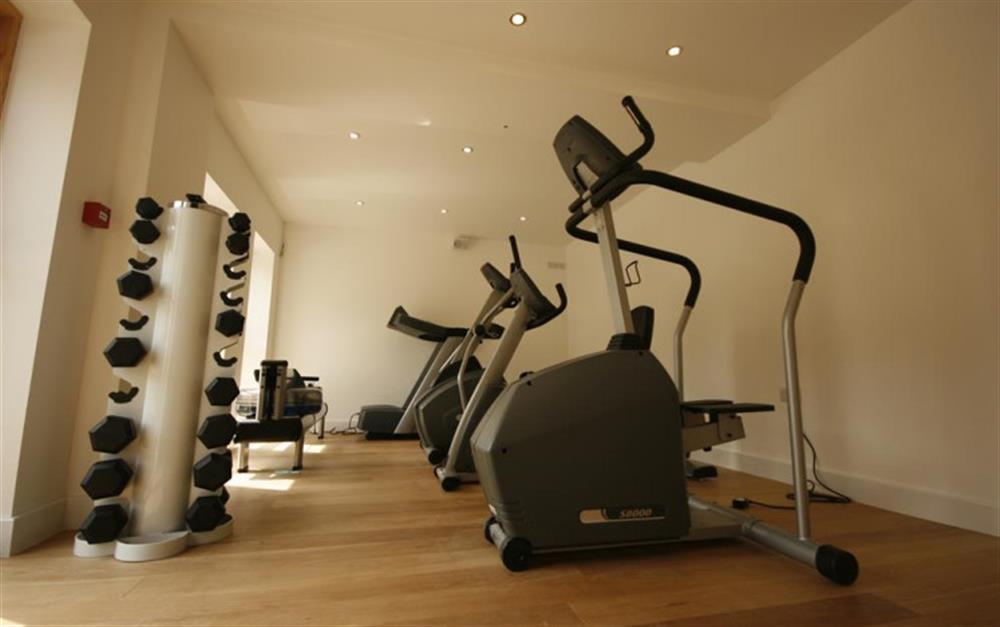 The gym at 1 Talland in Talland Bay