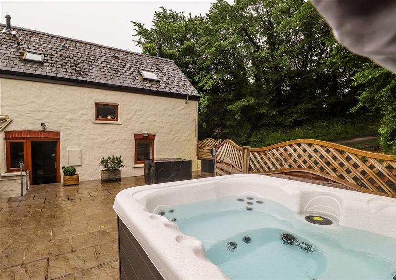 Enjoy the swimming pool at 1 The Barn, Dreenhill near Haverfordwest