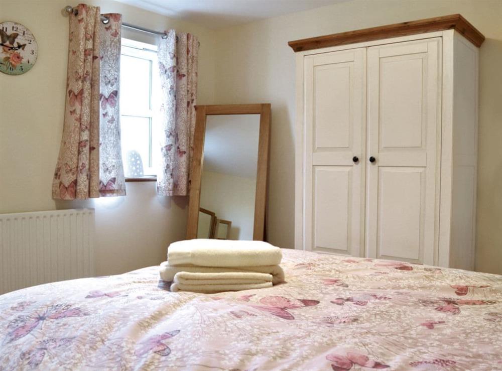 Comfortable double bedroom at 1 The Costins in Allonby, near Maryport, Cumbria