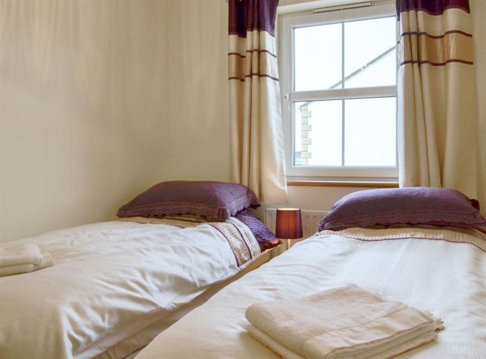 Cosy twin bedroom at 1 The Costins in Allonby, near Maryport, Cumbria