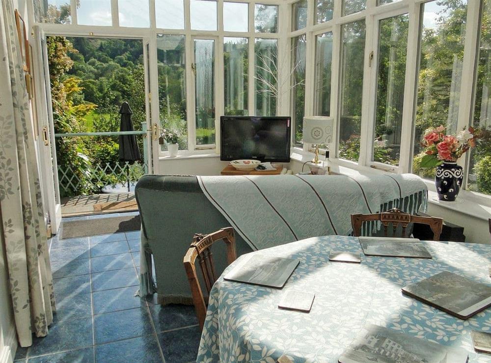 Light and airy conservatory at 1 The Knoll in Ambleside, Cumbria
