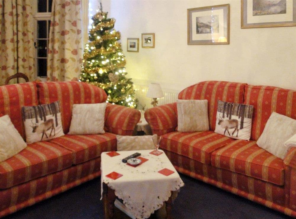 Living room at Christmas (photo 2) at 1 The Knoll in Ambleside, Cumbria