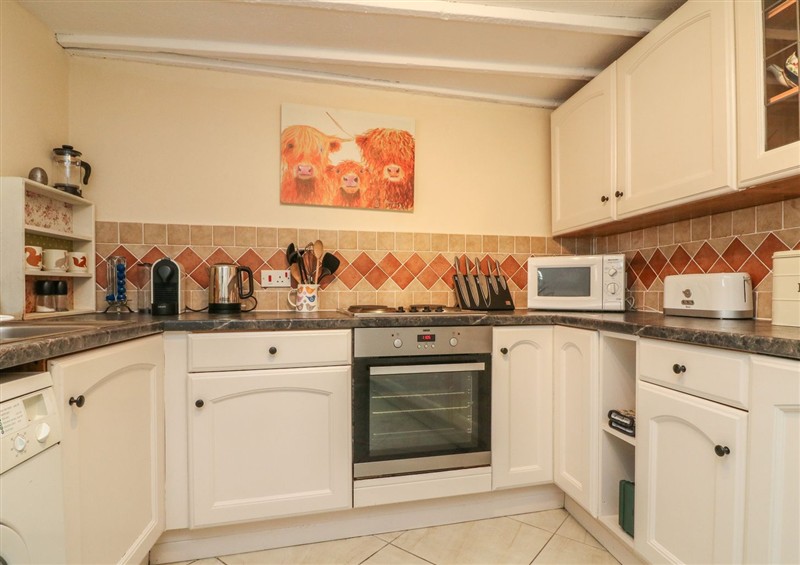 The kitchen at 1 The Mews, Porlock