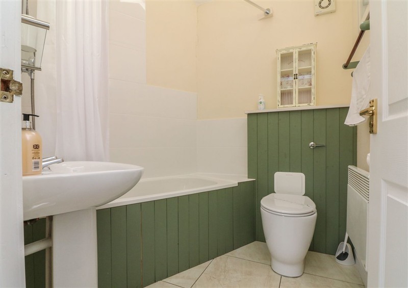 This is the bathroom at 1 The Mews, Porlock