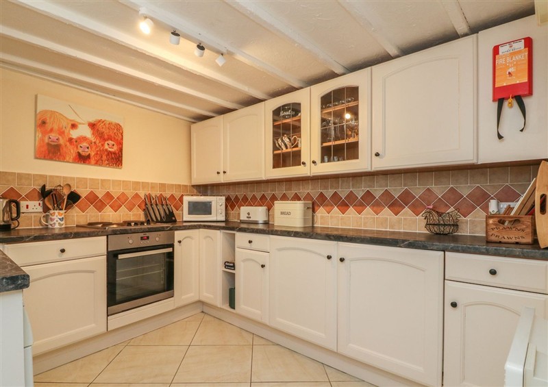 This is the kitchen at 1 The Mews, Porlock