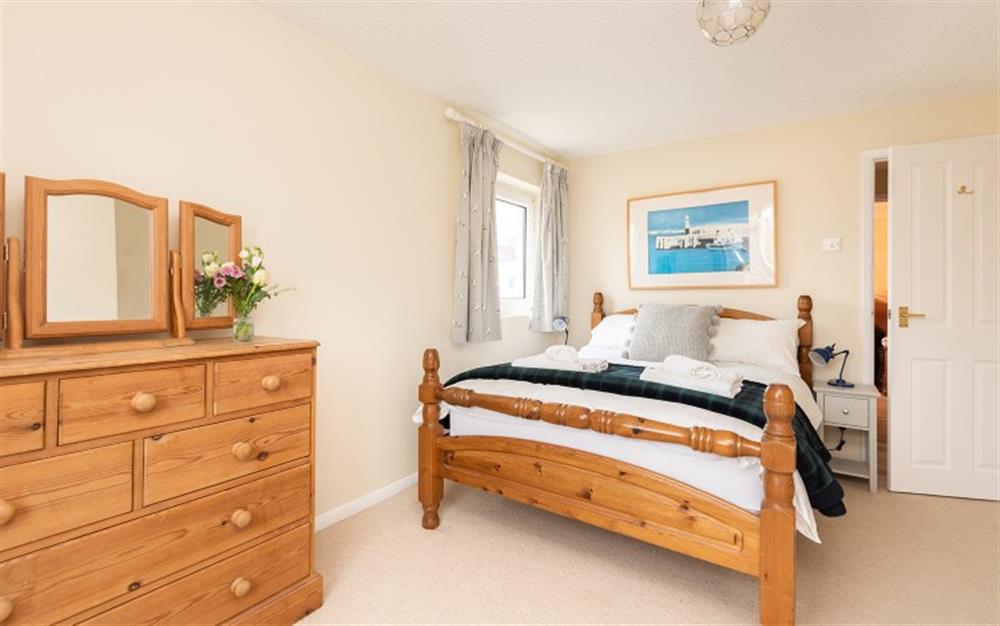 The double bedroom  at 1 The Puffins in Hope Cove