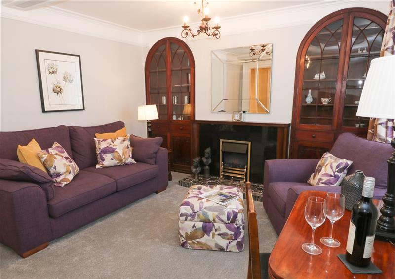 The living area at 1 Tower House, Cartmel
