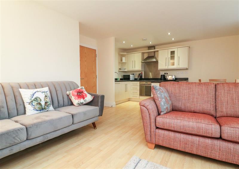 The living area at 1 Tregonwell Court, Minehead