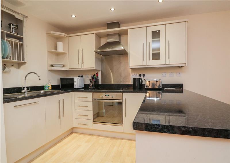 This is the kitchen at 1 Tregonwell Court, Minehead