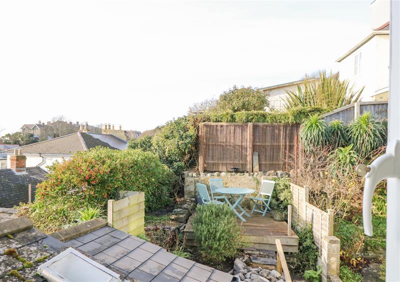 This is the garden at 1 Tulse Hill Cottages, Ventnor