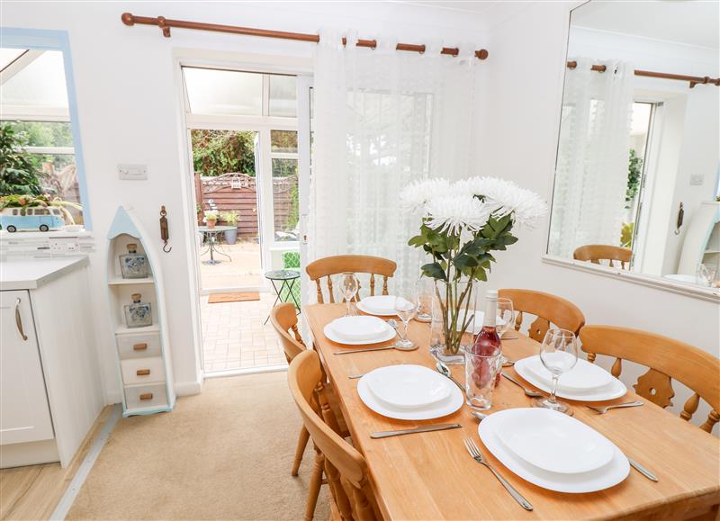 The dining room at 1 Westwood Close, Cowes