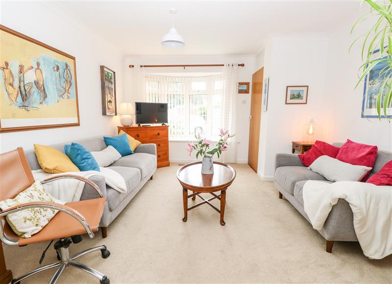 The living area at 1 Westwood Close, Cowes