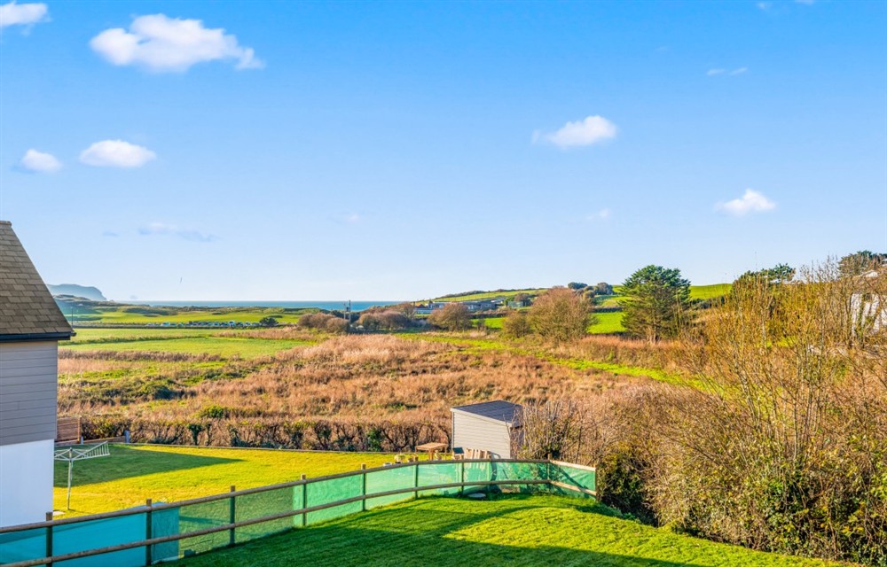 Enjoy the garden at 1 Whimbrels Edge in Thurlestone