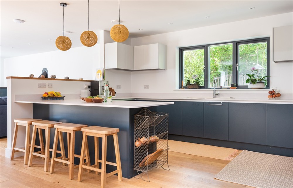 This is the kitchen at 1 Whimbrels Edge in Thurlestone