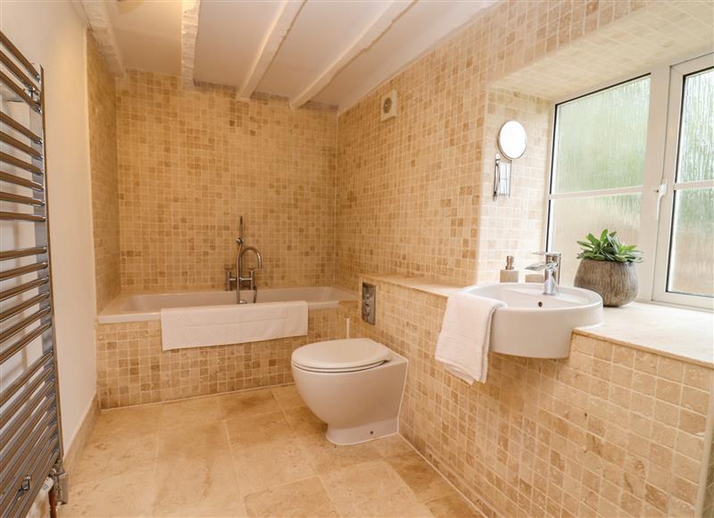 This is the bathroom at 1 White House Cottages, Bromsash near Lea