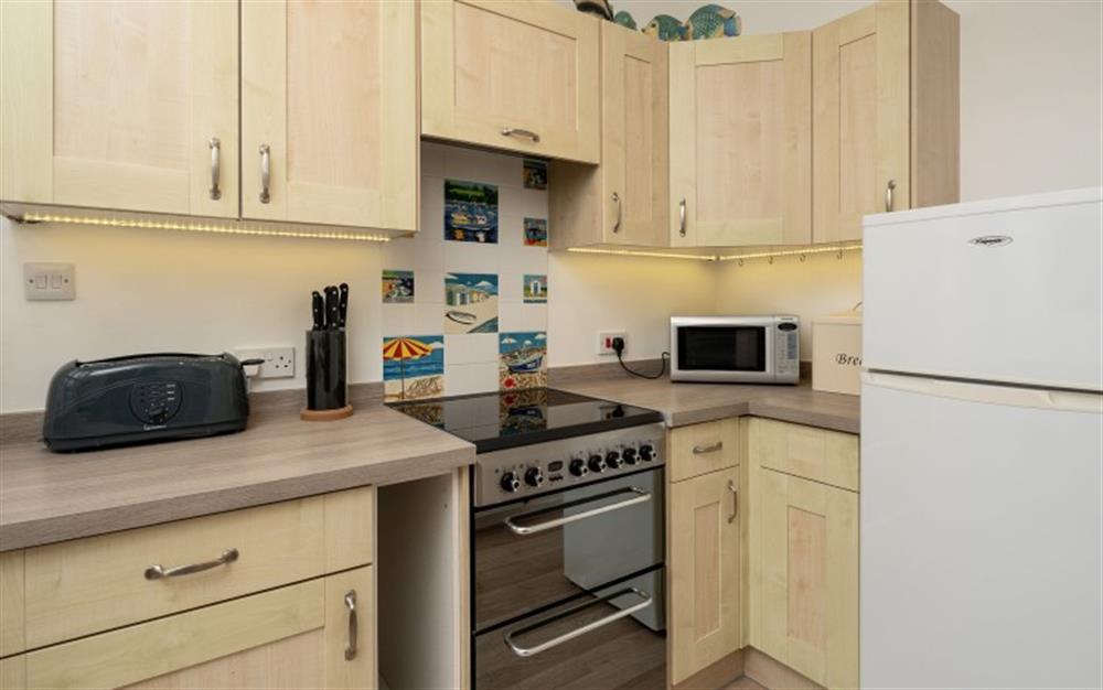 A closer look at the kitchen  at 1 Woodlands in Bantham