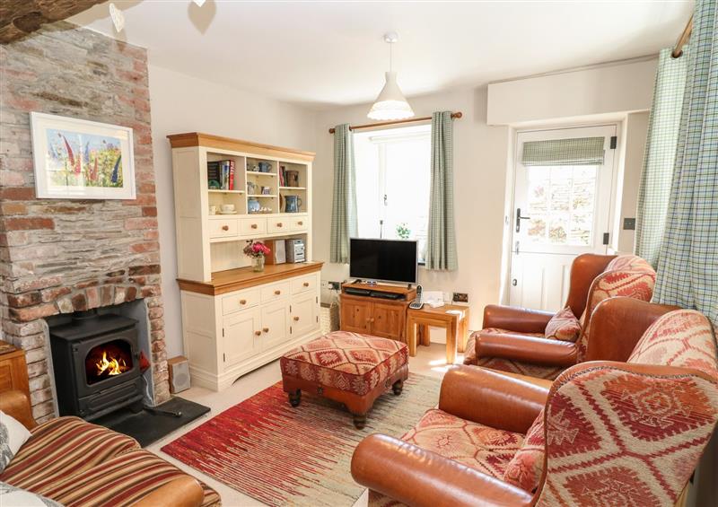 The living area at 1 Woodside Cottages, Yelverton