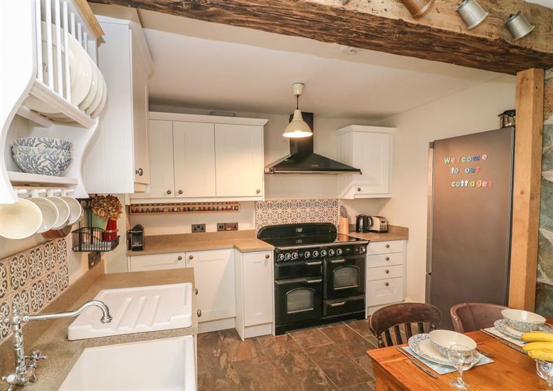 This is the kitchen at 1 Woodside Cottages, Yelverton