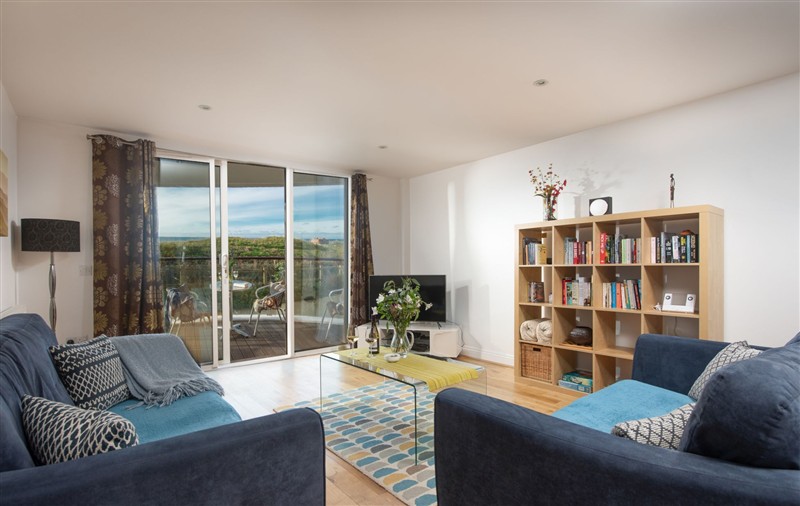 Enjoy the living room at 10 Bredon Court, Cornwall
