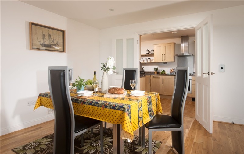 The dining area at 10 Bredon Court, Cornwall