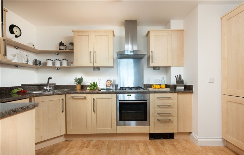 This is the kitchen at 10 Bredon Court, Cornwall