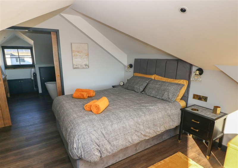 One of the bedrooms at 10 Brython Place, Tenby