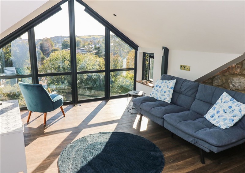 Relax in the living area at 10 Brython Place, Tenby