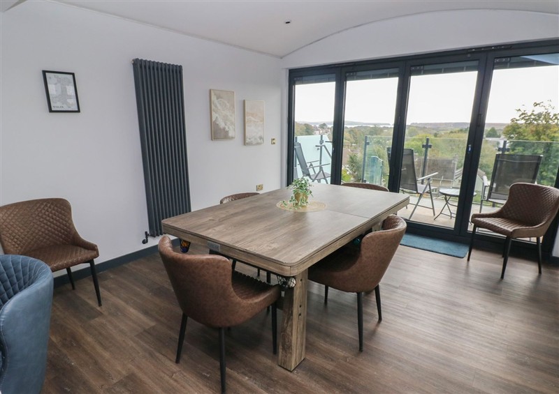 The dining room at 10 Brython Place, Tenby