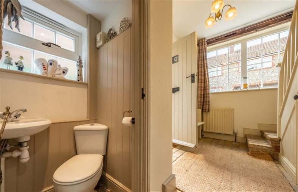There is a cloakroom cupboard in the kitchen at 10 Burnham Road, North Creake near Fakenham