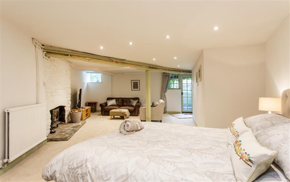 The master suite at 10 Castle Street in Totnes