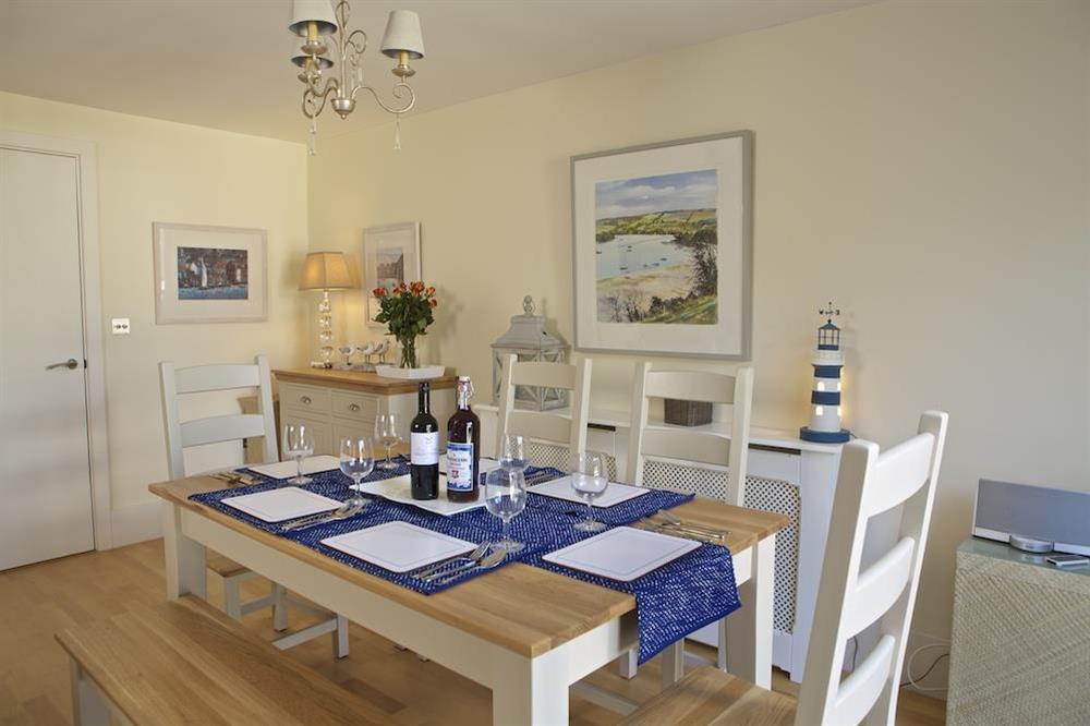Dining table to seat up to six at 10 Combehaven in , Salcombe