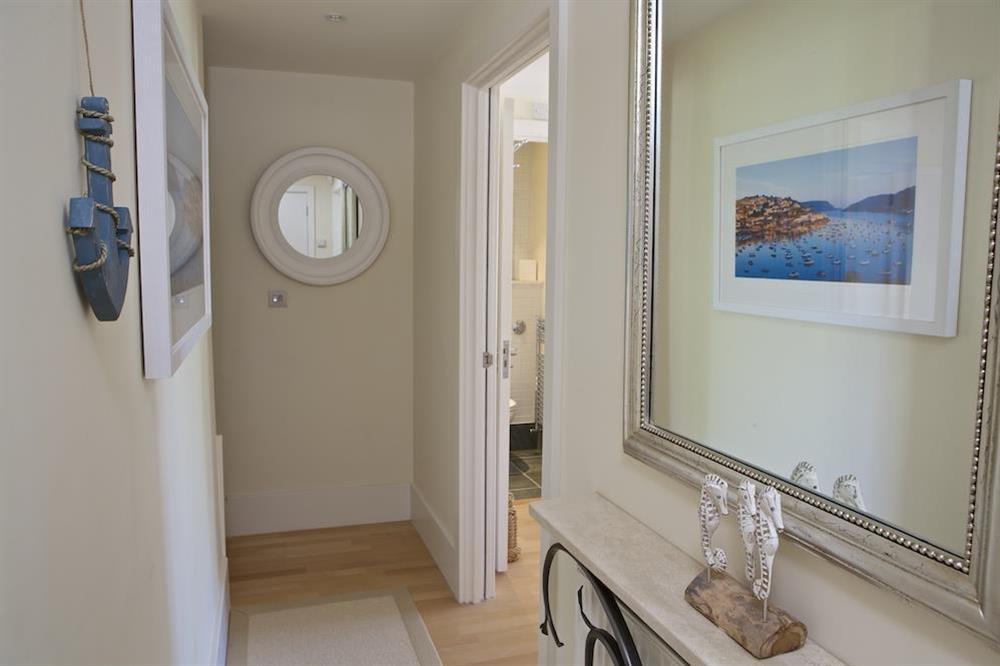 Hallway leading to the master bedroom at 10 Combehaven in , Salcombe